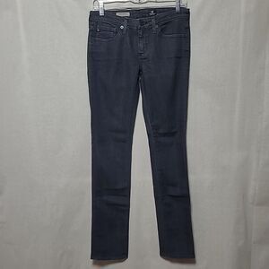 AG Adriano Goldschmied the Stevie Slim Straight Leg Jeans Gray Size 26R
